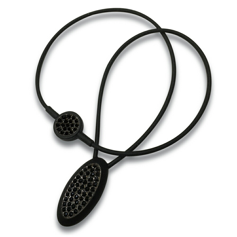 楽天市場】【公式】健康機器 ネックレスZAAP Slicoスワロ ブラック