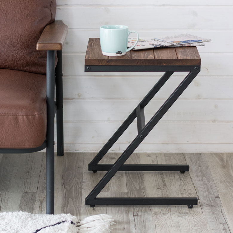 楽天市場】サイドテーブル 木製 アイアン 無垢材 タバス TABAS ロー