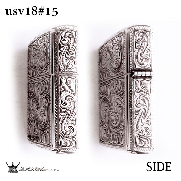 2007年製のシルバーキングの5面手彫りのZippoライターですo(^o^)o 2007