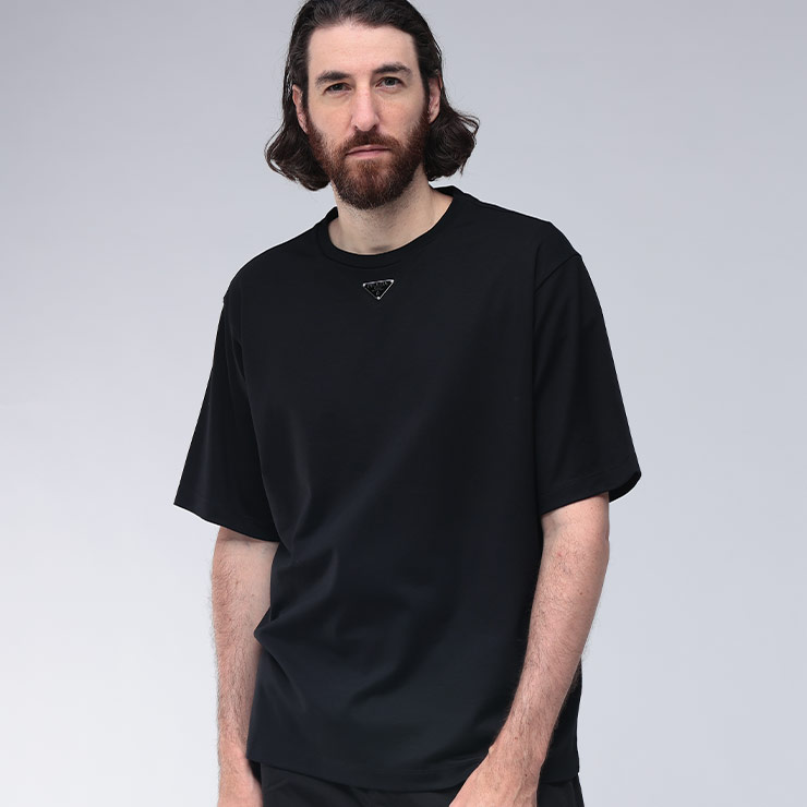 楽天市場】PRADA（柄ロゴ）（Tシャツ・カットソー｜トップス）：メンズ