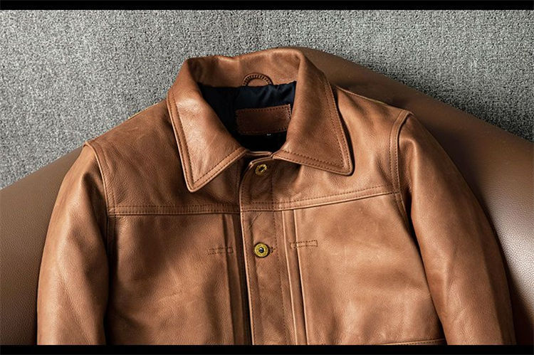 楽天市場】牛革レザージャケット メンズ 本革 秋冬 アウター ショート
