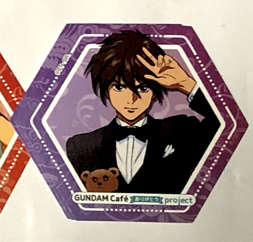 4枚セット ガンダムW コースター リリーナヒイロ ガンダムカフェ 30