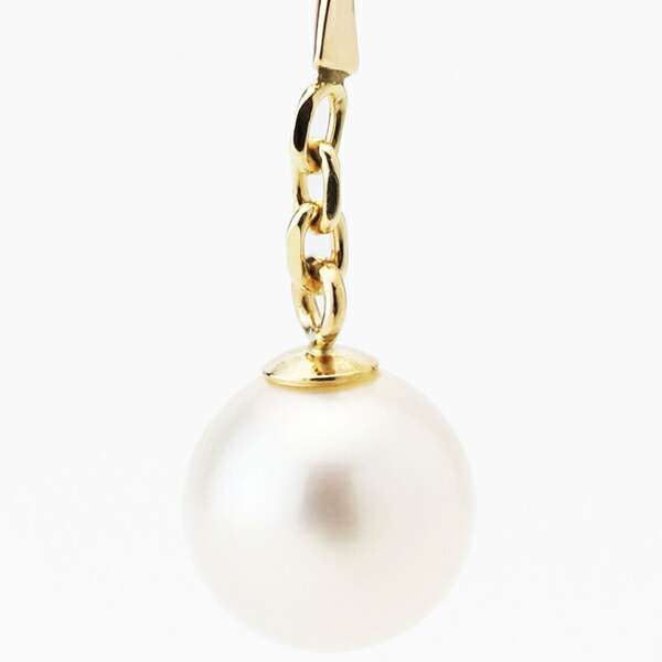 楽天市場】K10イエローゴールド 淡水パールピアス／ ヴイエー ヴァン
