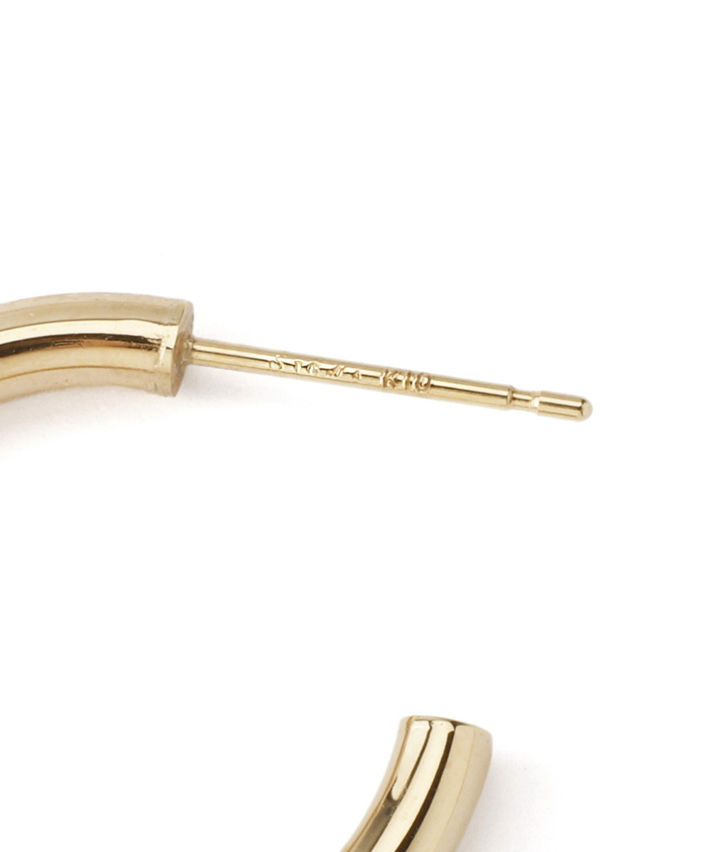 楽天市場】パイプハーフフープピアス[L]／シエナロゼ（SIENA ROSE