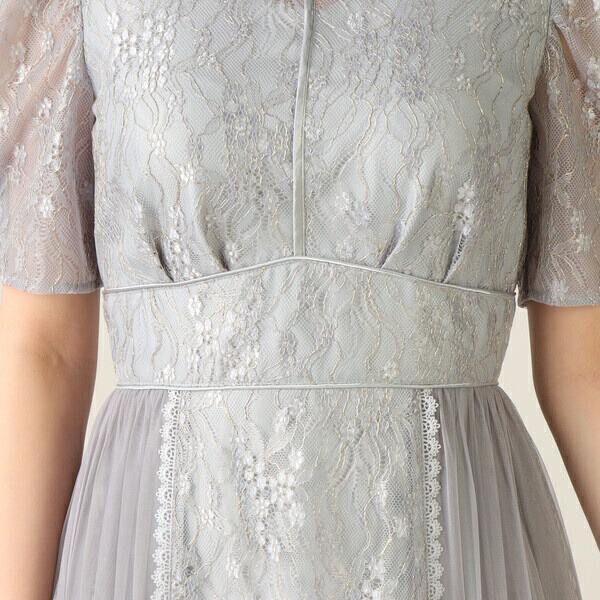 楽天市場】《お呼ばれドレス》サイドチュールレースドレス