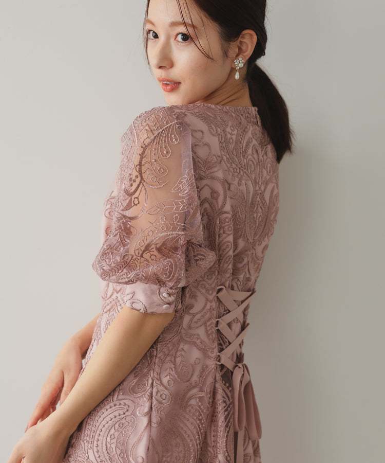 楽天市場】結婚式・二次会・セレモニーシーン対応 総レースワンピース