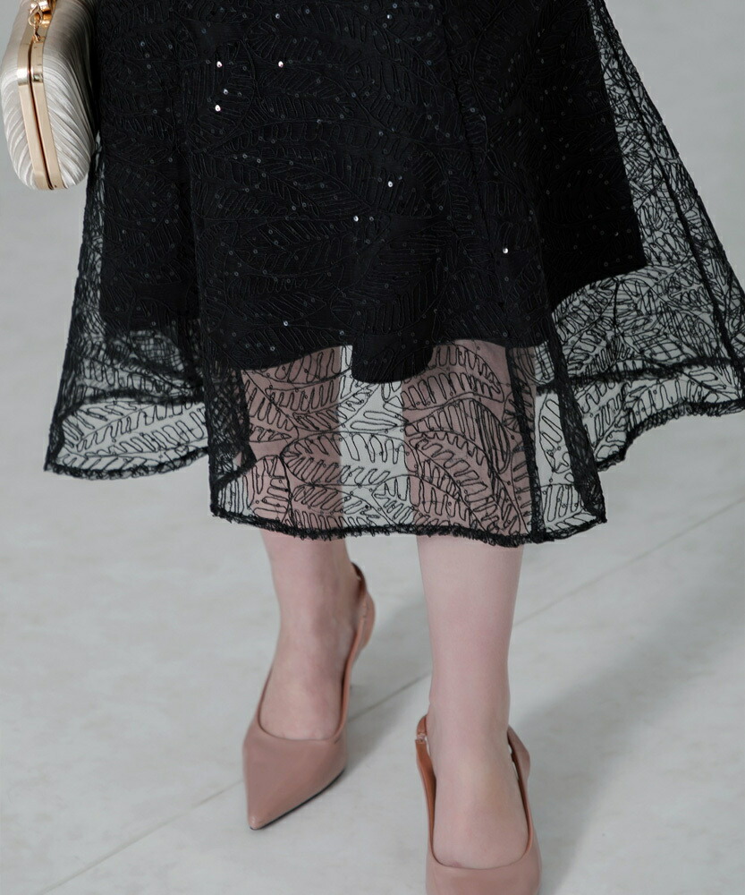 楽天市場】スパンコールボタニカルマーメイドケープボレロ付き