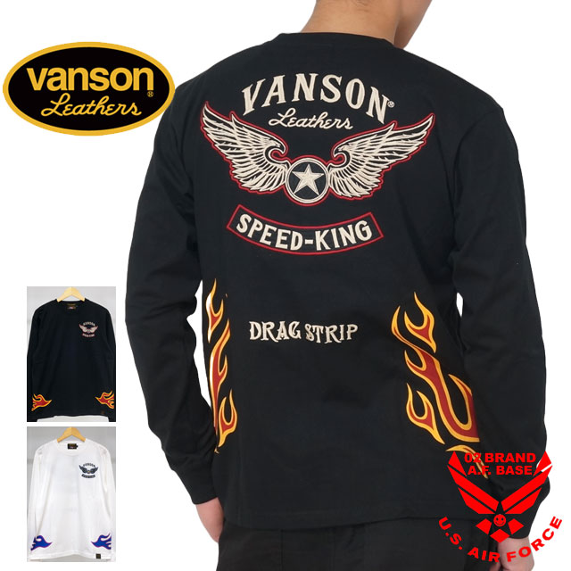 楽天市場】バンソン フライングスター 刺繍 長袖Tシャツ ロンTee