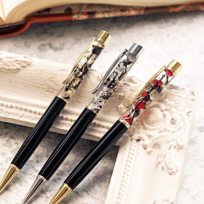 楽天市場】名入れ ボールペン ジェントル ハーバリウム 刺繍 ギフト