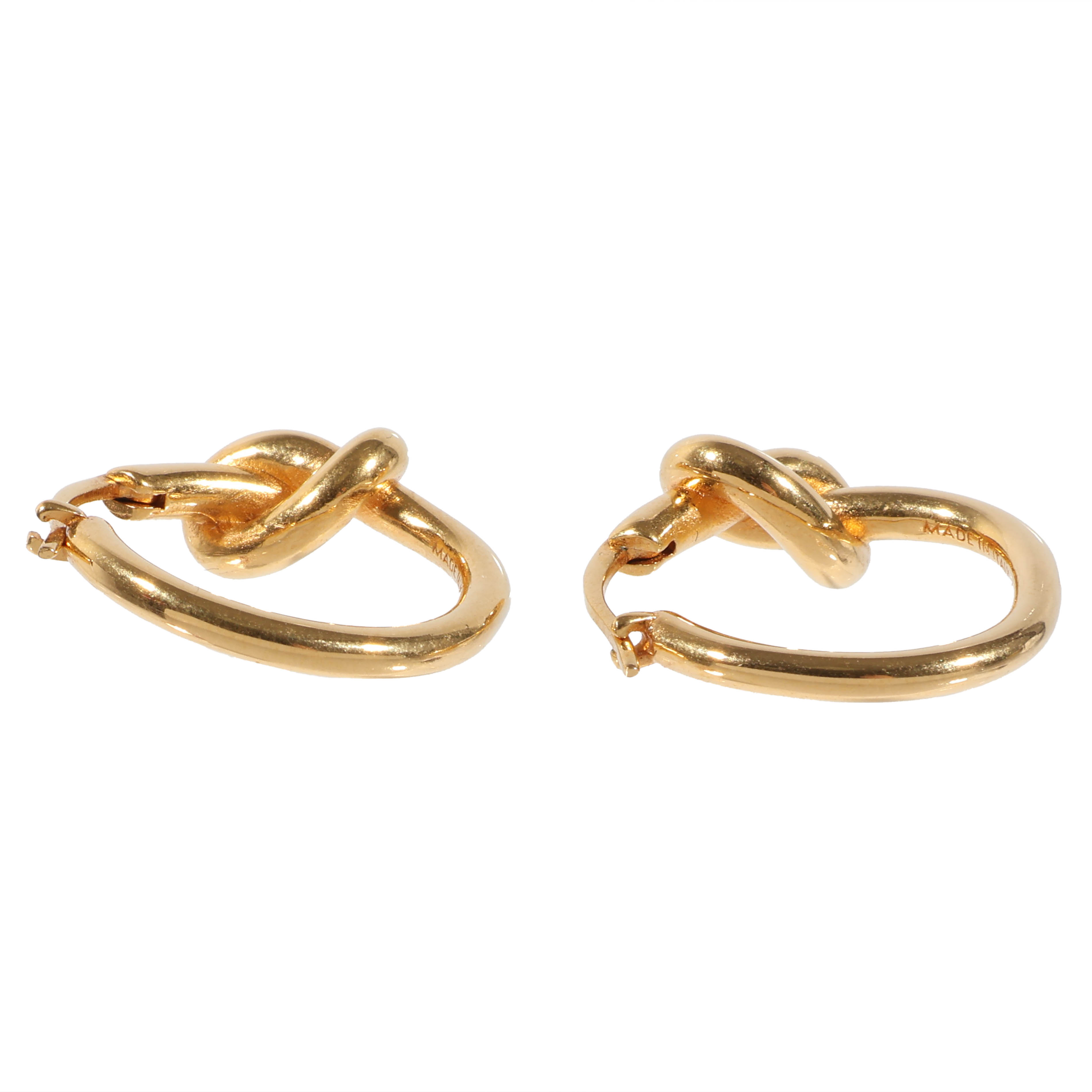 楽天市場】CELINE（セリーヌ）ノット スモール フープ ゴールド