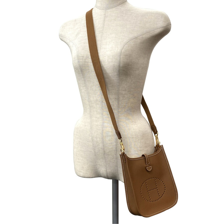 楽天市場】エルメス HERMES エブリン TPM トリヨンクレマンス ゴールド