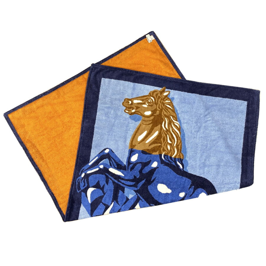 楽天市場】【新品】HERMES エルメス ビーチ バス タオル 大判