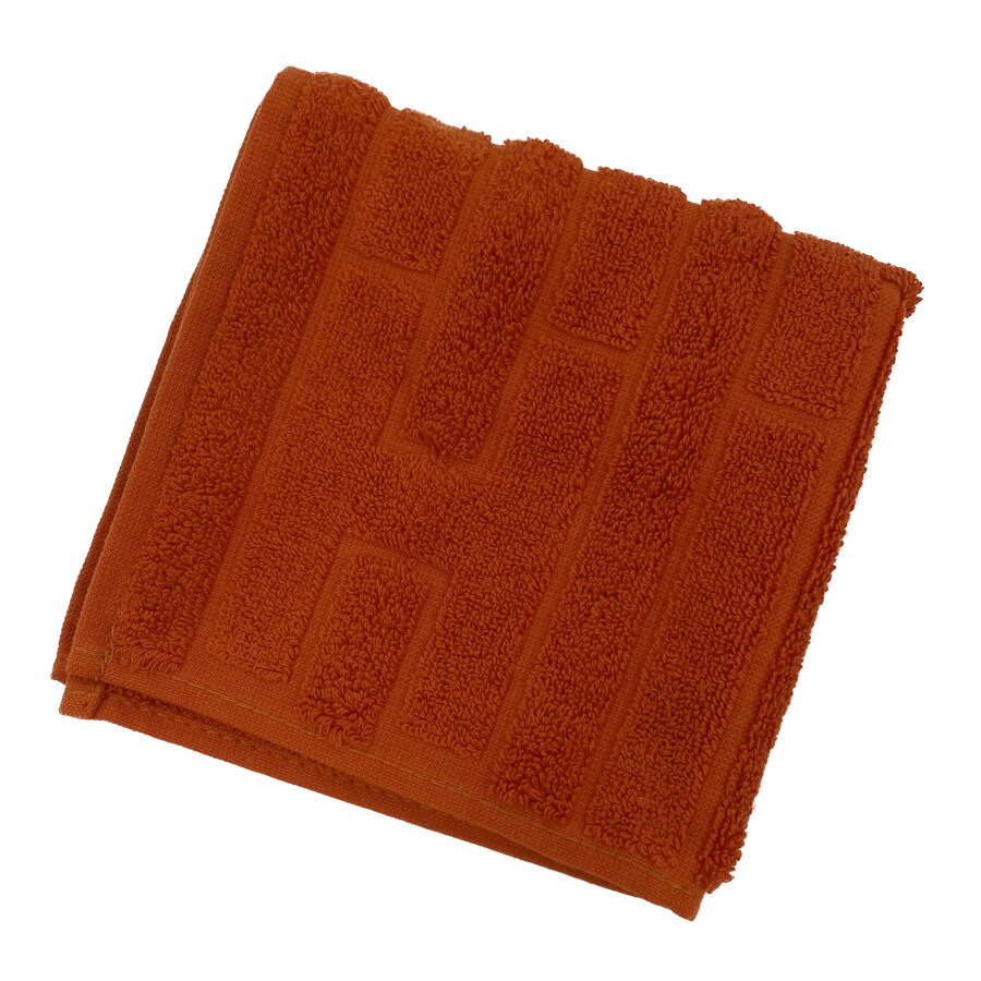 エルメス赤いテクスチャー付きバスタオルフェイスタオル エルメス赤い