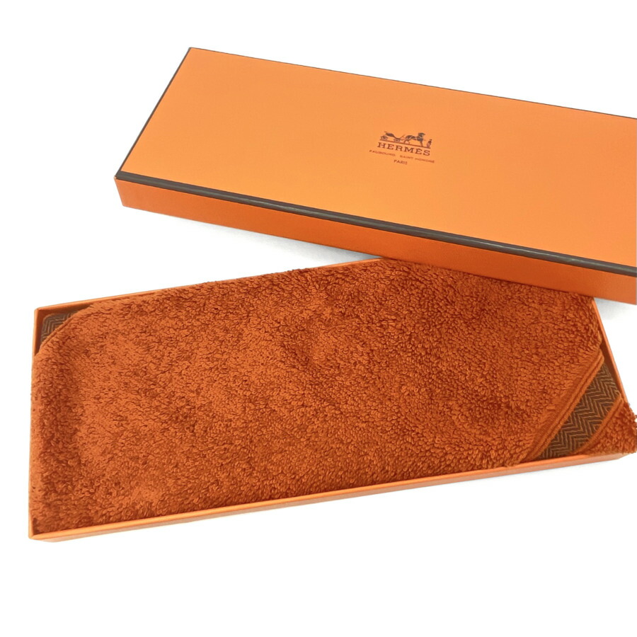 楽天市場】エルメス HERMES ハンドタオル カレタオル シェブロン