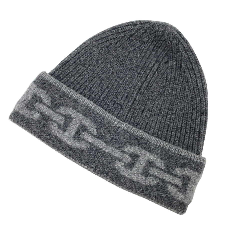 サクラエルメス カシミヤニット帽 グレー Sサイズ ueda-shopping_m2503