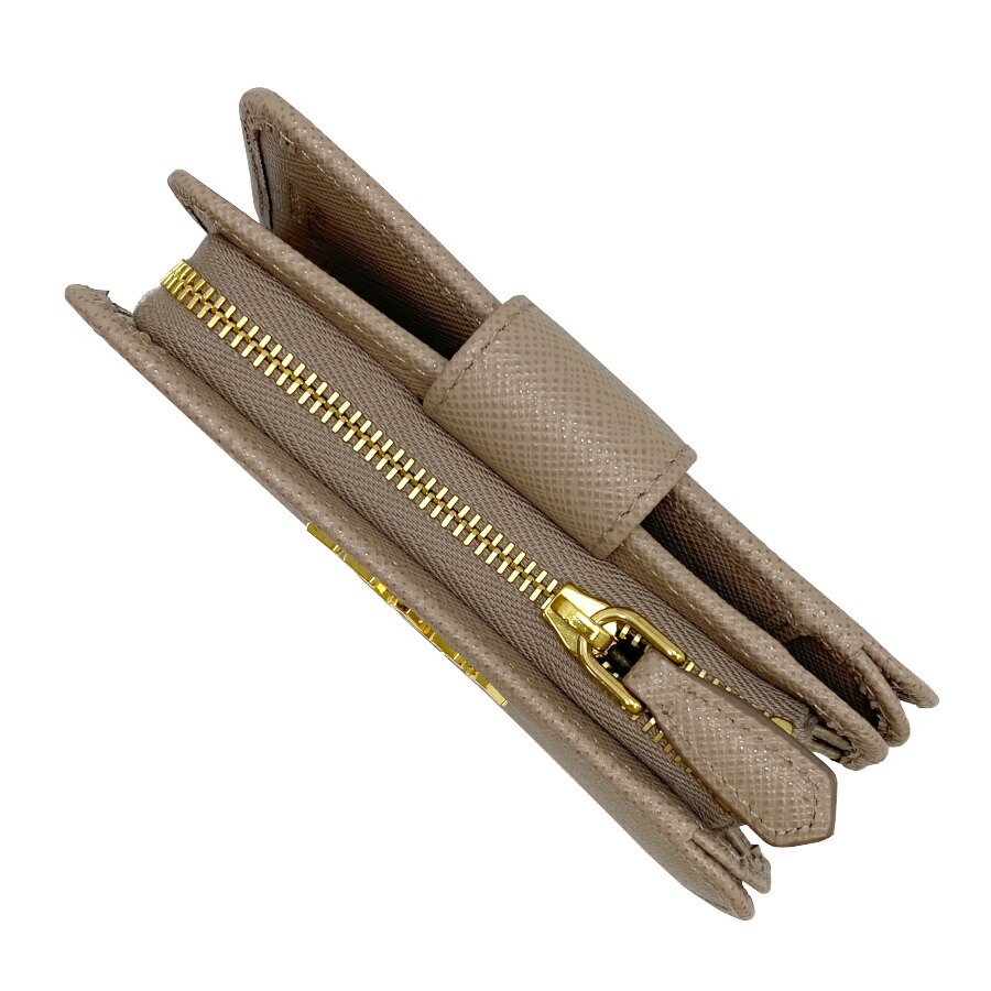 楽天市場】【新品】プラダ PRADA 財布 二つ折り サフィアーノレザー