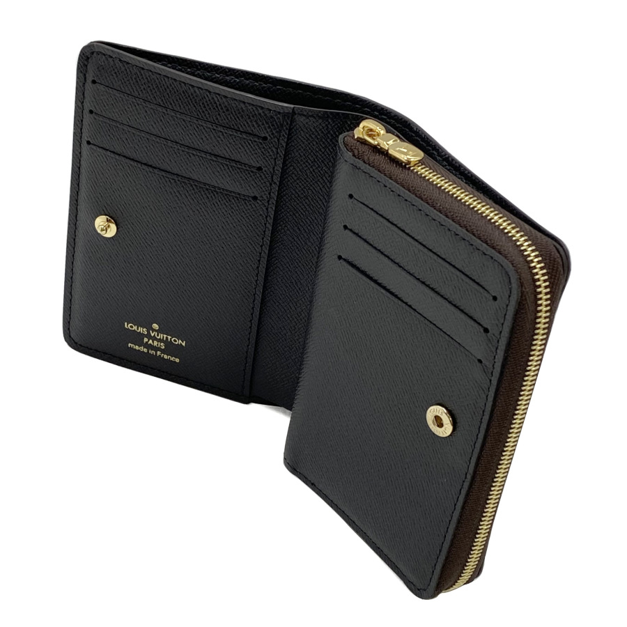 LOUIS VUITTON ルイ・ヴィトン 二つ折り財布 Wホック モノグラム