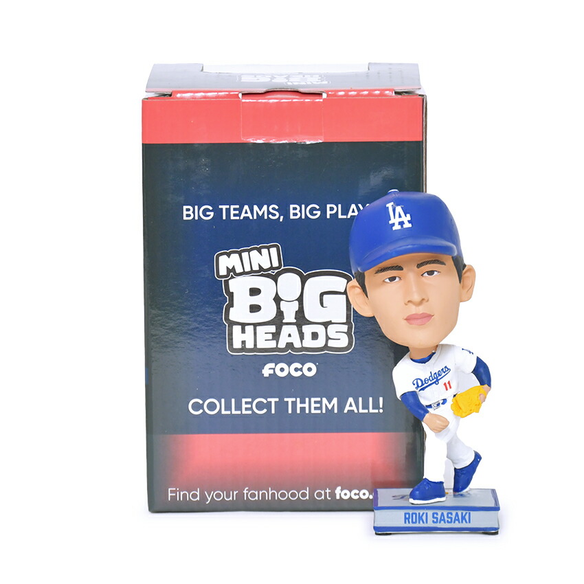 楽天市場】【世界2025個限定】佐々木朗希 ボブルヘッド 2025 ミニ