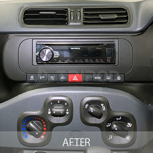 楽天市場】FP2-01BK-CAN 2013-2023 フィアット パンダ 1DIN取付キット