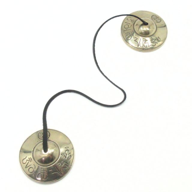 楽天市場】ティンシャ 7.5cm セブンメタル 真言刻印 マントラ 手打ち