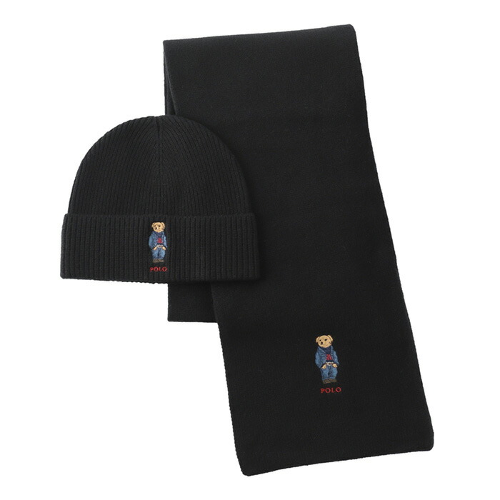 楽天市場】ポロラルフローレン ニット帽 マフラー セット ベア Polo