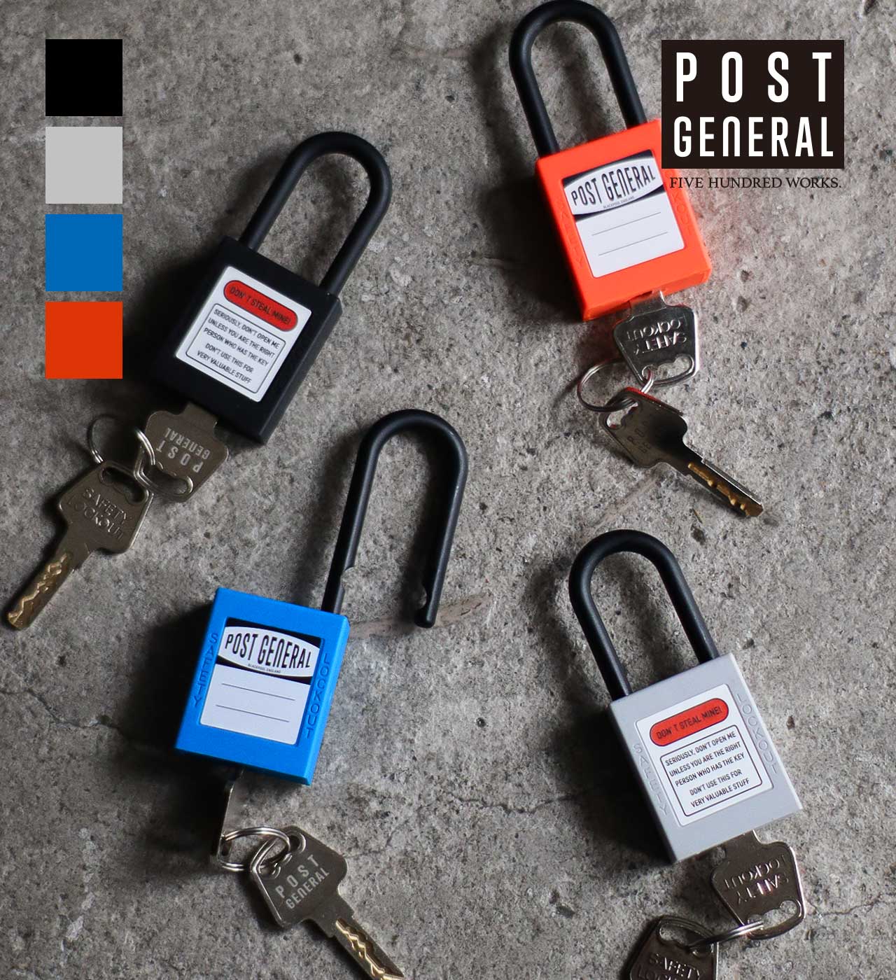 楽天市場】【公式】ポストジェネラル ナイロン南京錠(POSTGENERAL)4