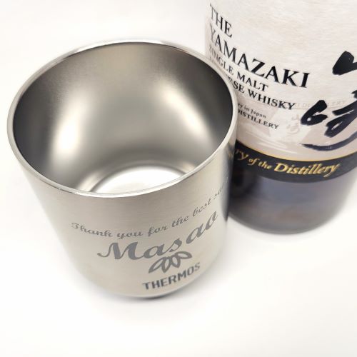 楽天市場】名入れサーモス 真空断熱カップ デザイン彫刻 ステンレス