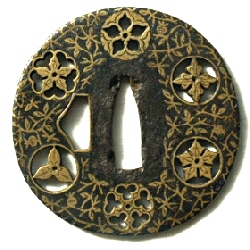 与四郎式真鍮象嵌鍔の解説