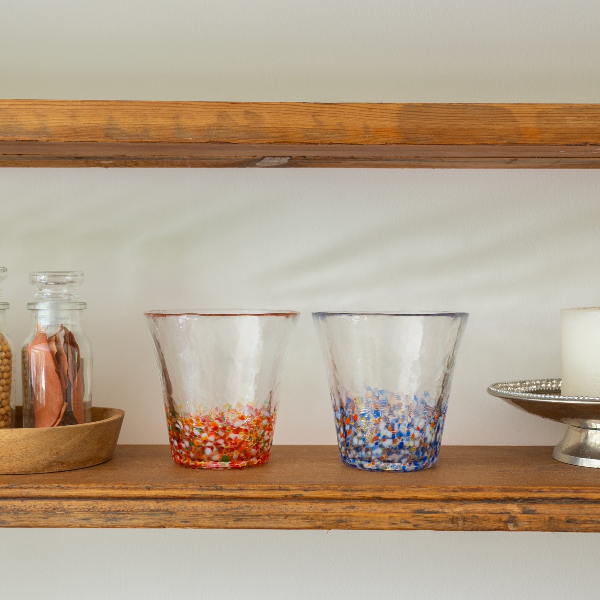 津軽びいどろ グラス ペアセット にほんの色 風景 夕暮れ | プレゼント