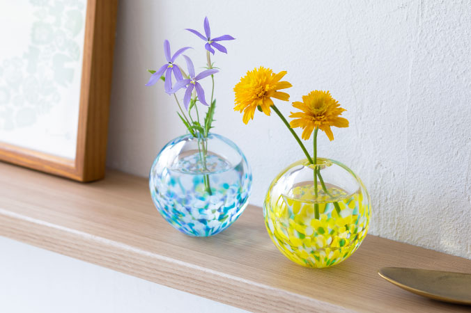 にほんの色 ふうけい 一輪挿し［2月］ | シリーズ | ハンドメイド