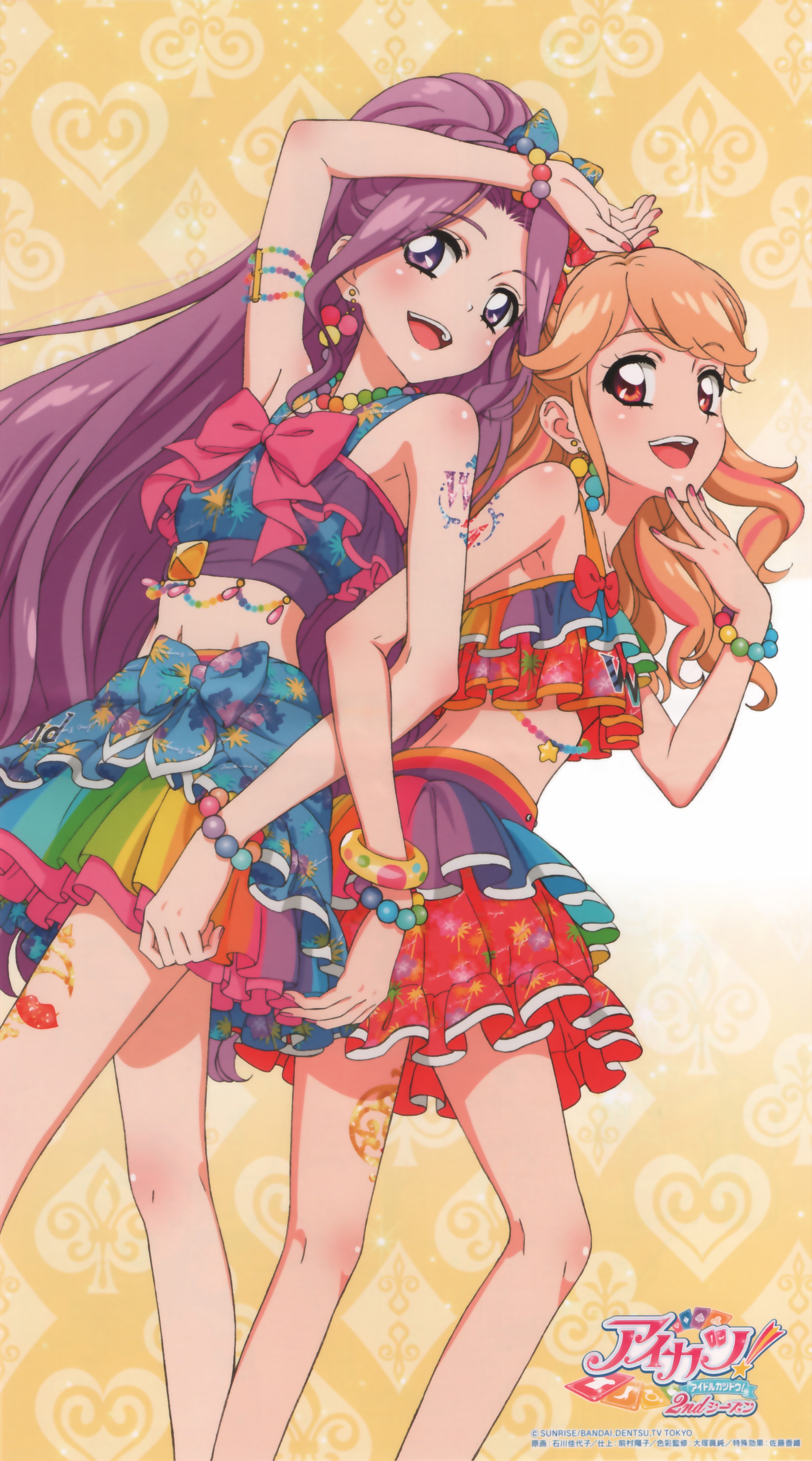 アイカツ!【夏樹みくる,神崎美月】 壁紙 | tsundora.com