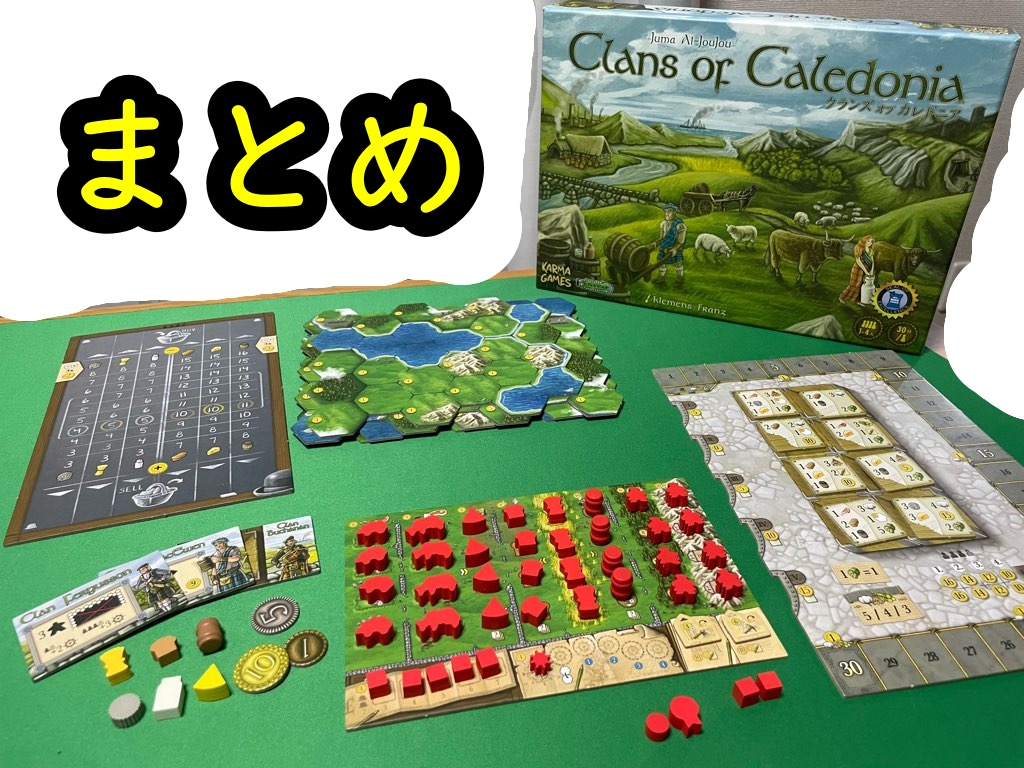 クランズ・オブ・カレドニア｜ルール＆レビュー【ボードゲーム