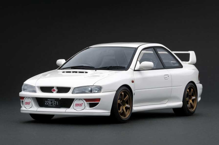 SUBARU Impreza 22B-STi Version (GC8改) White【IG3669:4573448906693