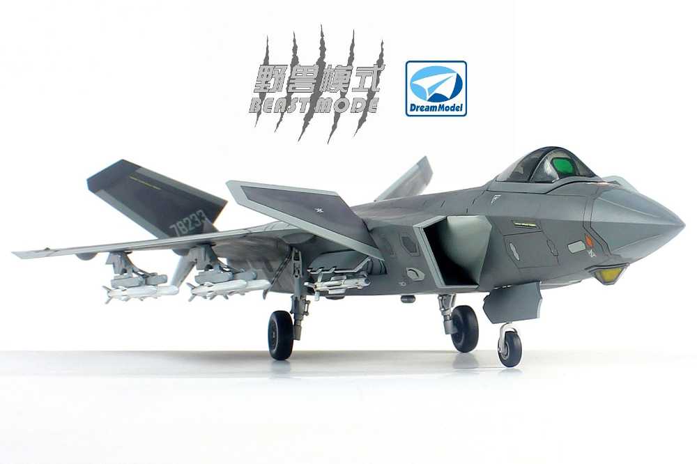 DMO720010BM ドリームモデル 1/72 J-20 「威龍」 中国空軍 ステルス