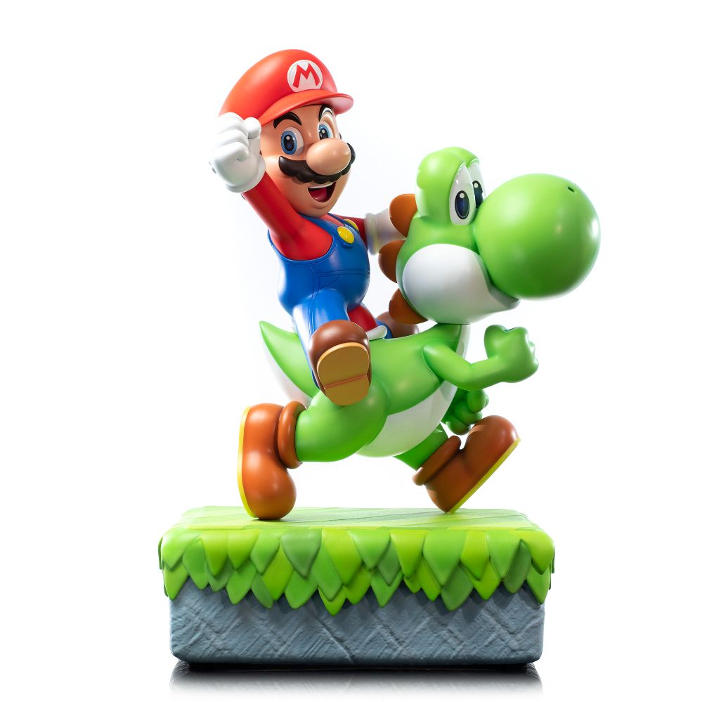 スーパーマリオシリーズ/ マリオ＆ヨッシー スタチュー【4580714150995