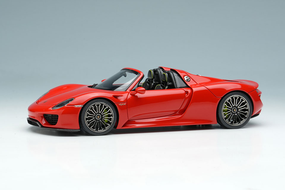 EM568B EIDOLON 1/43 Porsche 918 Spyder 2011 ガーズレッド【EM568B