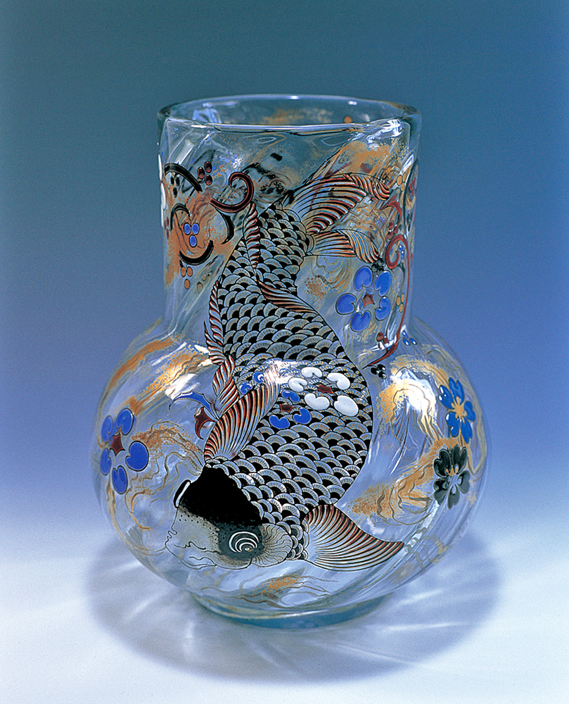 エミール・ガレ 「鯉文花器」 - みらい美術館