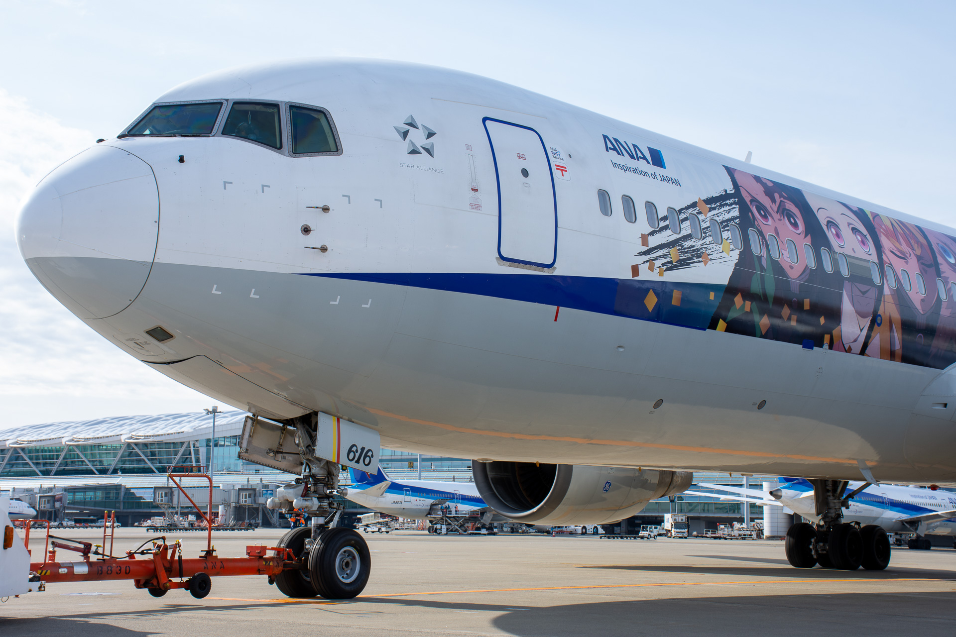 鬼滅の刃 じぇっと壱 ANA 飛行機 コラボ BOEING767-300ER】 1/200 B767