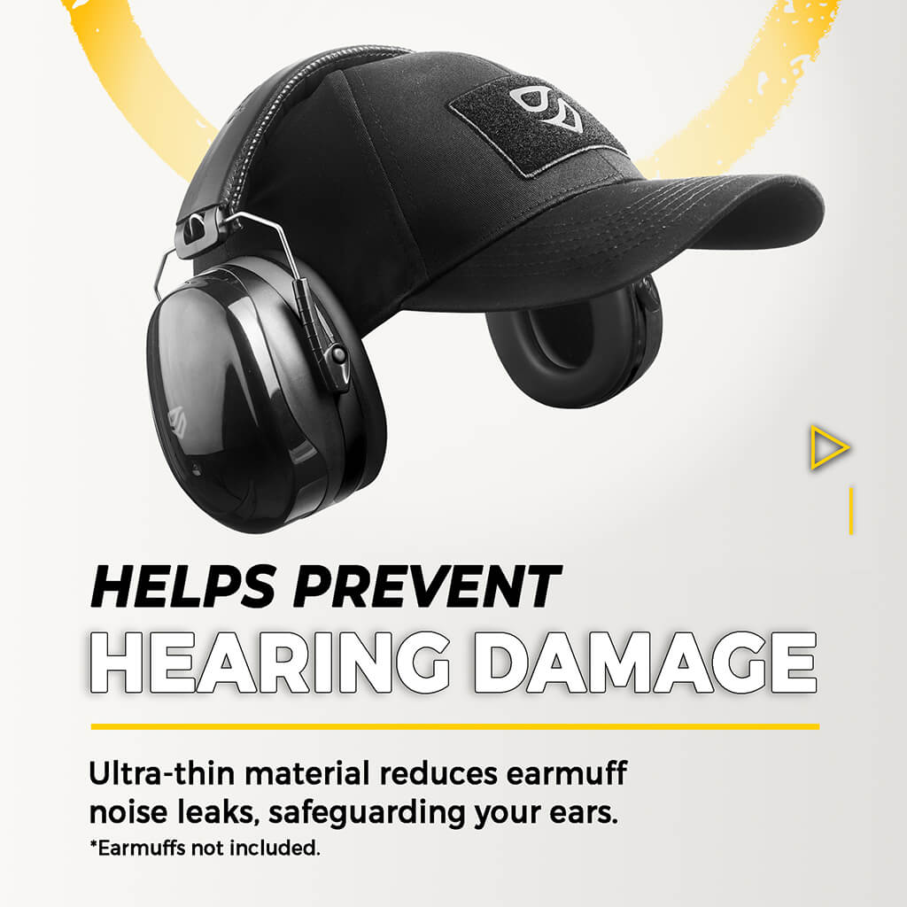 Earmuff-Friendly Tactical Hat with Flag Patch | TradeSmart Safety