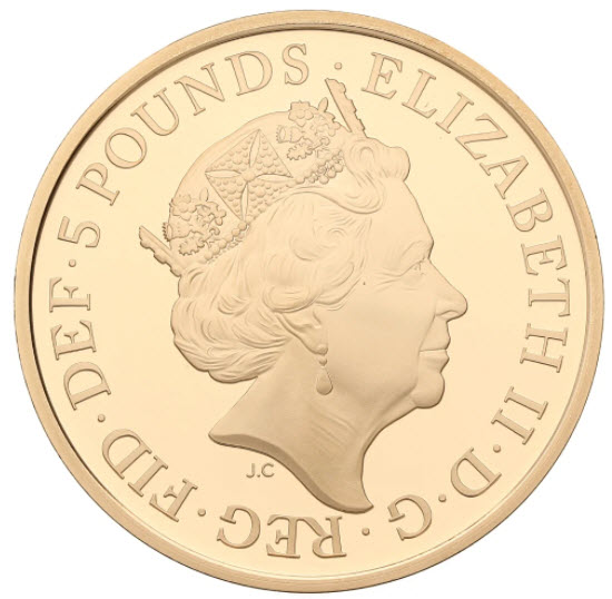 2018年イギリスヘンリー王子ロイヤルウェディング記念銀貨 2018年