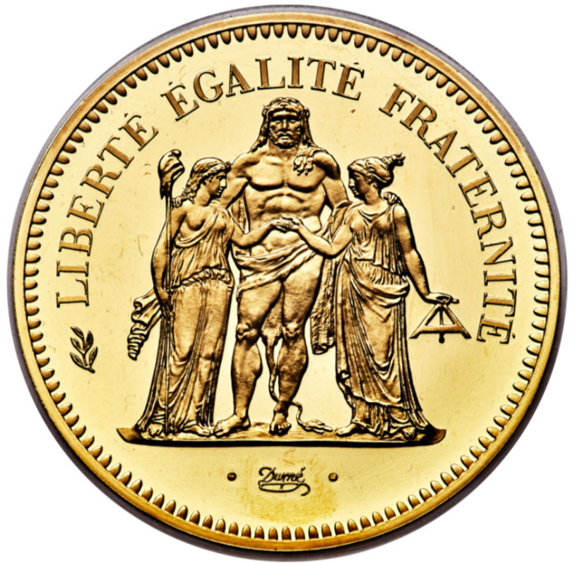 フランス 1978年 リパブリックプルーフ 50フラン金貨 PCGS-SP67 | 生産