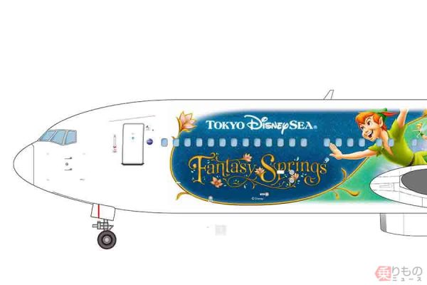 JALドリームエクスプレス21 Tokyo DisneySEA号特別塗装機 2機 JAL