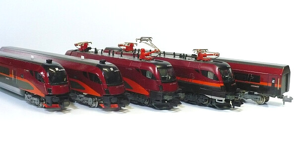 HOBBYTRAIN ÖBB railjet 4両セット HOBBYTRAIN ÖBB railjet 4両セット