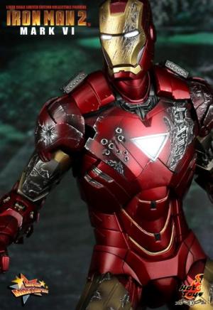 ホットトイズ アイアンマン2/マーク6 バトルダメージ版 - 1/6