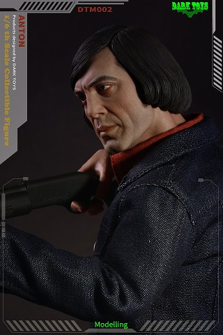 1/6 『ノー・カントリー』 アントン・シガー カスタムヘッド DARK TOYS