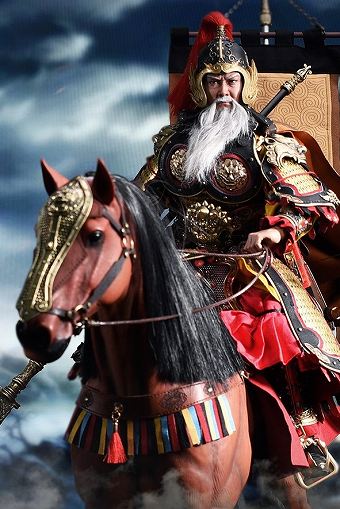303TOYS MP023 1/6 三国志 燎原火 黄忠の戦馬 スタチュー THREE