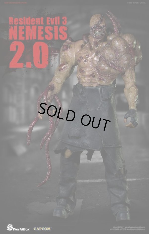 WORLD BOX 1/6 バイオハザード3 ネメシス 2.0 第二形態 ヘッド2個