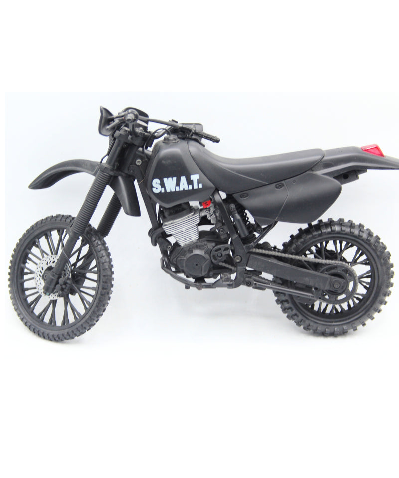 G.I. Joe Black S.W.A.T. Motorcycle Toy – Action Figure Vehicle