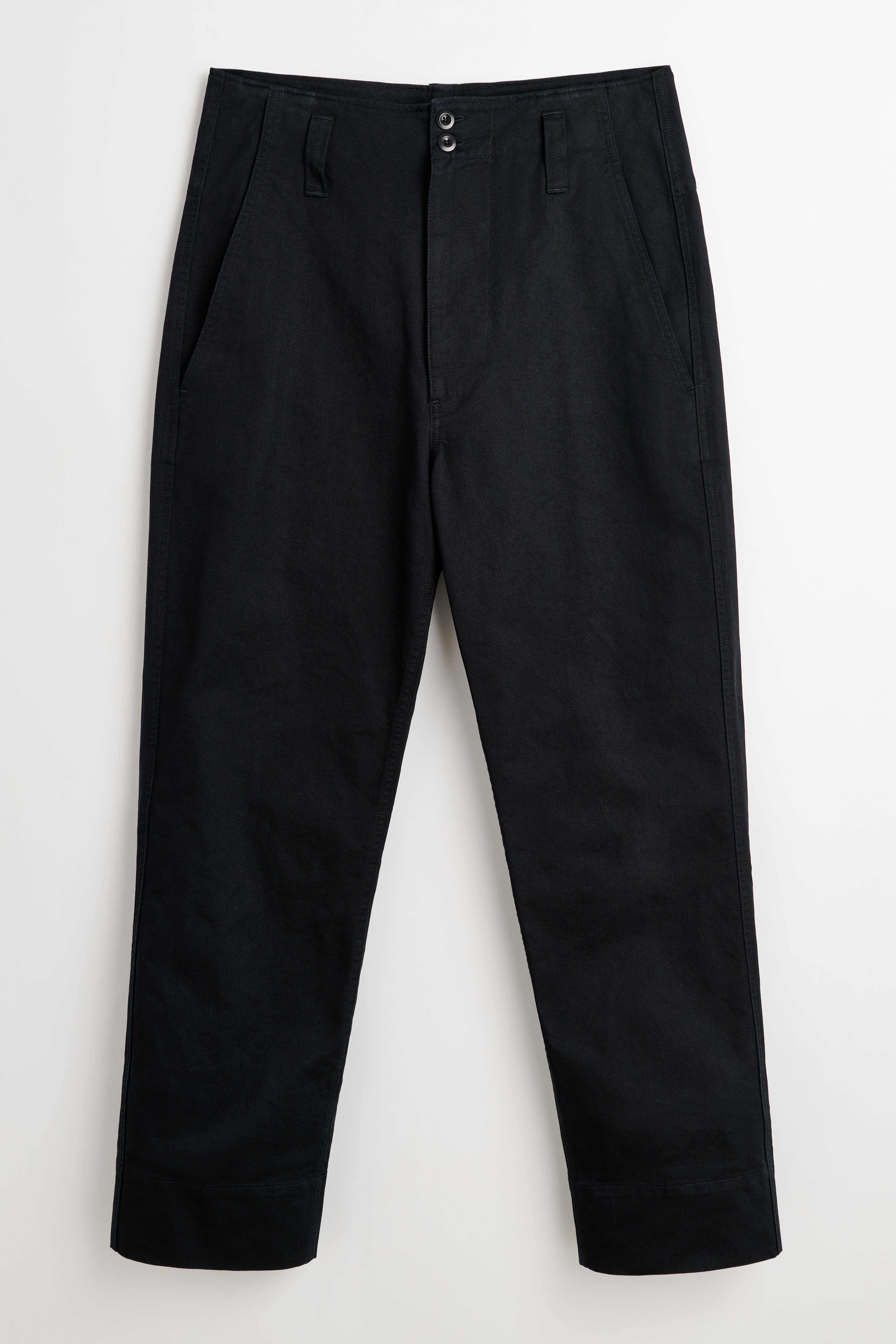 Margaret Howell MHL Dropped Loop Trouser Soft Cotton Drill Dark
