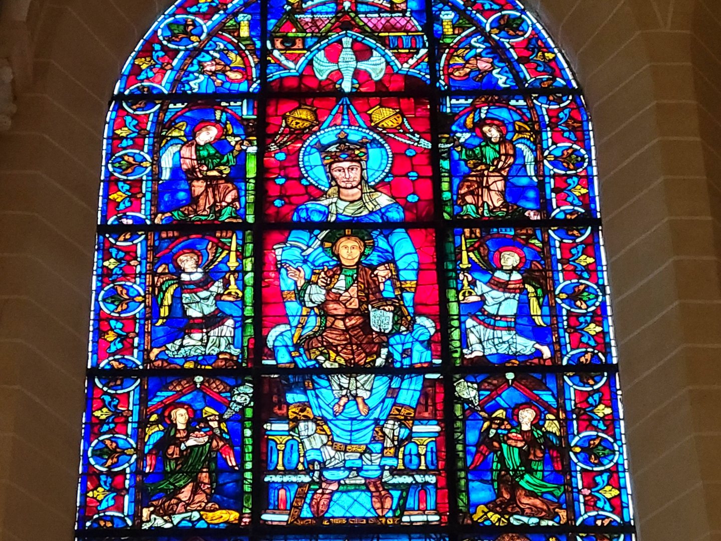 4007 外国切手コンゴ 1970年 ブラザヴィル大聖堂のステンドグラス 3種